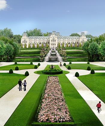 Grădina Palas – cea mai mare investiţie privată din România într-un spaţiu cu destinaţie publică