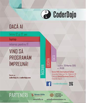 United Business Center Palas susţine atelierele de programare IT gratuite pentru tineri „CoderDojo”